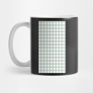 Boho Light Green Gingham Mug